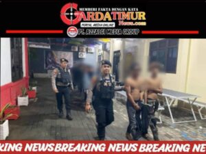 Tim Patroli Polres Gowa Berhasil Amankan Kelompok Anak Jalanan Membawa Senjata Terlarang.