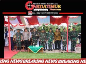 Wakili Kapolres Gowa, Kabag Ops Hadiri Upacara Penutupan TMMD Ke-119 di Desa Panaikang