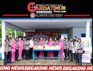 Polwan dan Bhayangkari Polres Takalar Gelar Baksos dan Bagi Takjil di Bulan Penuh Berkah. 