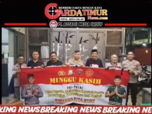 Polda Sulsel Gelar Minggu Kasih Bersama Warga di Warkop Bertha Makassar. 