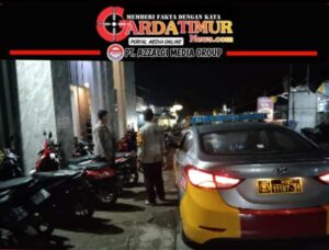 Polsek Somba Opu Laksanakan Patroli Pengamanan Sholat Tarawih.