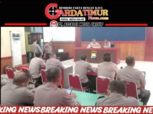 Polres Gowa Gelar Sosialisasi Manajemen Risiko dalam Lingkungan Polri