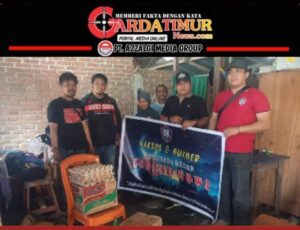 Meski Disibukkan Dengan Tugas, Angkatan Zed STP Gowa Berbagi Sembako dan Buka Puasa Bersama