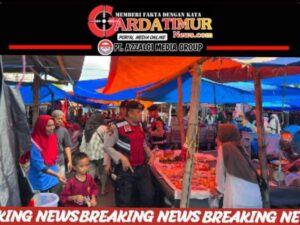 Patroli Dialogis di Pasar Tradisional, Upaya Sat Samapta Polres Takalar Ciptakan Rasa Aman Bagi Masyarakat 