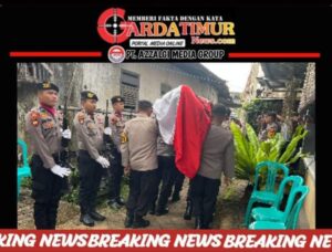 Kapolsek Somba Opu pimpin Upacara pemberangkatan jenasah* kompol purn Yustiar.