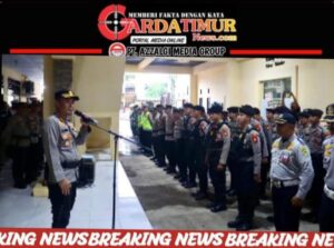 Kapolres Takalar Pimpin Apel Kesiapan Pengamanan Malam Takbiran Hari Raya Idul Fitri 1445 H/2024 M