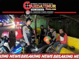 Patroli Dialogis Dengan Tukang Ojek, Sat Samapta Sampaikan Pesan Kamtibmas