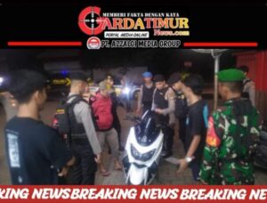 Patroli Gabungan TNI-Polri Dalam Rangka Cipta Kondisi di Wilayah Hukum Polsek Marbo