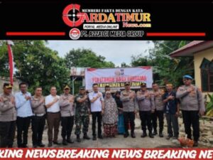 Jelang HUT Bhayangkara ke-78, Polres Takalar Rehab Rumah Lima Unit Layak Tidak Huni