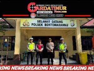 WUJUDKAN KAMSELTIBCARLANTAS, SATLANTAS POLRES GOWA KERAHKAN PERSONIL BKO DI 4 POLSEK