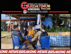 Wujud Kepedulian, Bhabinkamtibmas Melayat Kerumah Salah Satu Warga Binaan Yang Meninggal Dunia. 