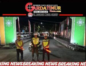 Personel Satlantas Polres Takalar Adakan Pengamanan Jelang Malam Pembukaan MTQ XXXIII Di Kabupaten Takalar