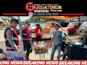 Ini Imbauan Kamtibmas Patroli Perintis Presisi Polres Takalar Saat Sambangi Pasar Tradisional. 