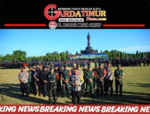 TNI-Polri Gelar Apel Pasukan Pengamanan World Water Forum Ke-10 di Bali. 