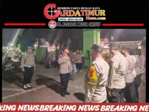 Polres Gowa Amankan Keberangkatan Calon Jemaah Haji Kloter 8.