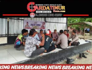 Melalui Jumat Curhat, Polsek Marbo Berikan Warga Pesan Kamtibmas. 