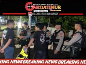 Patroli Blue Light Sat Samapta Polres Takalar Sasar Fasilitas Publik. 