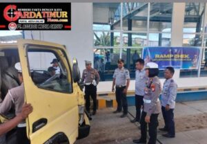 PASTIKAN LAYAK, SAT LANTAS POLRES GOWA GELAR RAMP CHECK KENDARAAN ANGKUTAN BARANG. 