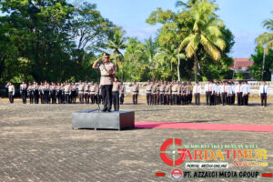 Upacara Ziarah dan Tabur Bunga di TMP Polongbangkeng Dalam Rangka HUT Bhayangkara ke-78. 