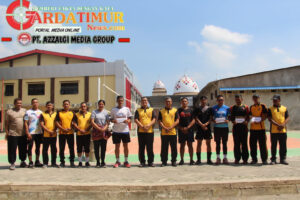 Final Turnamen Bola Voli Dalam Rangka HUT Bhayangkara ke-78 Berlangsung Meriah di Polres Gowa. 
