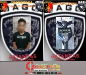 ‎Unit Jatanras Polres Gowa Ungkap Kasus Pencurian Dengan Pemberatan. 