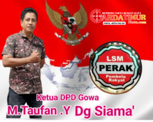 Ketua LSM PERAK DPD Kab. Gowa; Kuat Dugaan Masih Ada Tersangka Lagi ,Korupsi Proyek DI Bili Bili