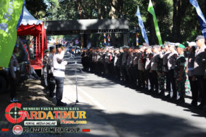 Siap Amankan Event Beautyful Malino 2024, Kapolres Gowa Pimpin Apel Pengecekan. 