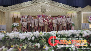 Meriah Pernikahan Muh Arlingga Yamin Dengan Dhea Salsabilah Nadia Di Gedung Haji Bate Gowa