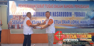 H.MUHAMMAD NASARUDDIN-YB8AXJ Sebagai Pelaksana Tugas Ketua ORARI Lokal Makassar. 