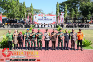 Kapolda Sulsel Pimpin Apel Gelar Pasukan Operasi Mantap Praja Pallawa 2024-2025.