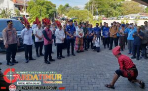 Kapolres Gowa Dampingi Bupati Sambut Kunjungan Menpan RB di Mall Pelayanan Publik.