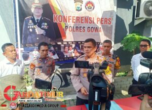 Polres Gowa Gelar Konferensi Pers Kasus Pencabulan Terhadap Anak di Bawah Umur. 