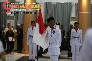 Jelang Upacara HUT RI Ke-79, Kapolres Gowa Hadiri Pengukuhan Paskibraka. 