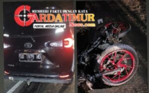 Motor Vs Mobil di Jalan Poros H.M. Yasin Limpo Kab.Gowa ,1 Orang Tewas di TKP 1 Orang Kritis