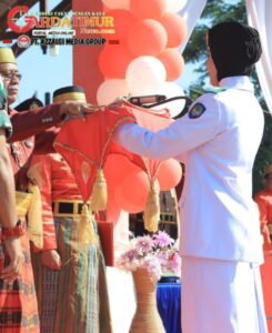 Meriah Detik-detik Pengibaran Bendera Merah Putih HUT 79 Kemerdekaan Indonesia Kecamatan Bontonompo. . 