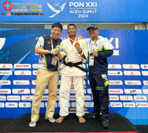 Tiga Atlet Polri Raih Medali Emas, Perak dan Perunggu Lewat Cabor Judo dan Muaythai di PON XXI Aceh Sumut. 