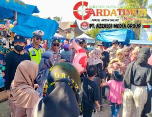 Menjelang Peringatan Maulid Nabi Muhammad SAW, Polsek Marbo Lakukan Pengamanan Di Pasar Tradisional Lengkese. 