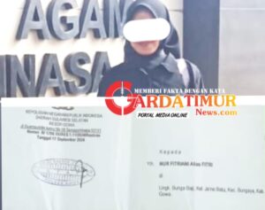 Penyidik Polres Gowa  Layangkan Surat Panggilan Ke Terduga  Seorang wanita Janda ,Atas Dugaan  Kasus UU ITE