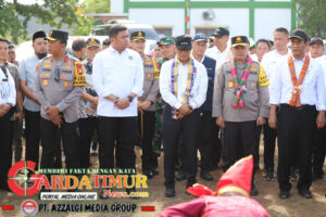 Kapolres Gowa Bersama Forkopimda Sambut Kunjungan Kerja Menteri Pertanian di Patallasang. 