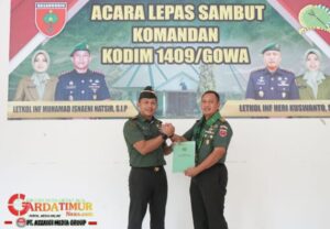 ACARA LEPAS SAMBUT DANDIM 1409/GOWA.