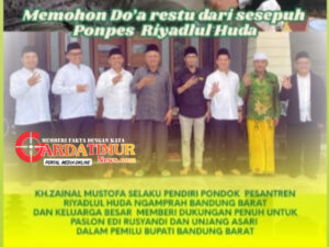 CaBup Bandung Barat No Urut 4 Jumat Bareng Sesepuh Pesantren Riyadlul Huda Almukarom H.Mustopa
