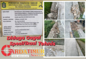 Proyek Jalan Long Segment PUPR Takalar Diduga Ada Aroma Korupsi,Indikasi Adanya Kegagalan dalam Kualitas Konstruksi.