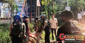 Personel Polres Gowa Bersama Kodim 1409/Gowa dan BKO Brimob Gelar Cipta Kondisi Pilkada Damai.