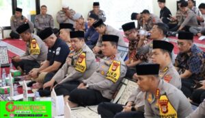 Polda Sulsel Gelar Dzikir dan Doa Bersama dalam Rangka Mewujudkan Pilkada Damai di Wilayah Sulsel Tahun 2024.