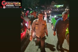Polres Jeneponto Berhasil Redam Ketegangan Antara Simpatisan Paslon 02 dan 03.