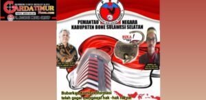 Ketua Pemantau Keuangan Negara (PKN) Kabupaten Bone Desak Negara Bubarkan Komisi Informasi.   