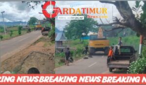 Diduga Excavator Milik Kades Kec Biringbulu Melintas Tanpa AlasJalan Aspal Rusak