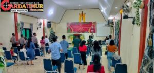 Perayaan Ibadah Natal di Gereja OIKUMENE IMANUEL, Polres Takalar Berikan Pengamanan Natal. 