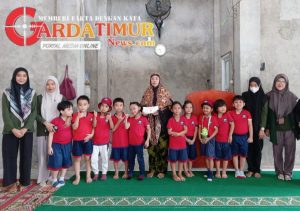 Taman Kanak Nobel Kindergartin Kembali Menyumbang Masjid Al-Fathani Sawagi Kec Pattallassang Kab Gowa,