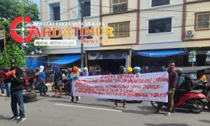Aksi ANTI KEJARI Gedor Kejari Gowa Tuntut Proses Hukum Kades Pallangga 